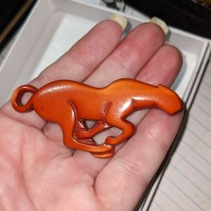 Vintage Bakelite Big Cat Pin